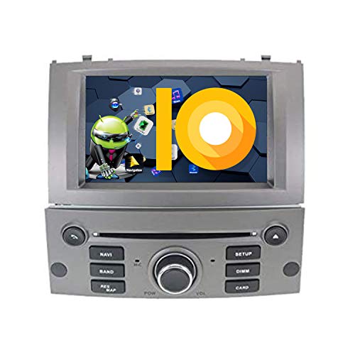 ZWNAV Android 8.1 Reproductor de DVD de navegación estéreo GPD para Peugeot...