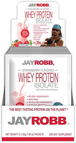 JAY ROBB Whey Protein Strawberry 12pk, 30 GR