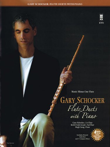 Gary Schocker Flute Duets With Piano Book And 4 CD Set by Gary
