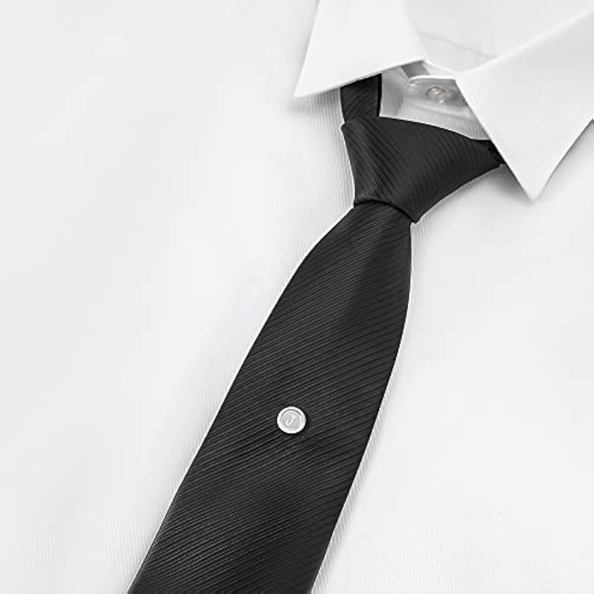 Men's Copper Round Chain Tie Clips, Gift for Weddings