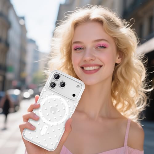 ZTOFERA Cute Polka Dot Case for iPhone 18 Pro Max/17 Pro Max 6.9",White Dot by ZTOFERA - Used condition - Image 6