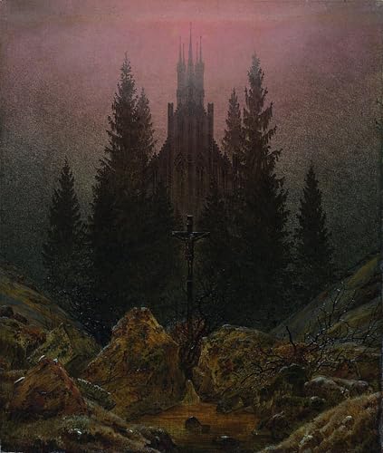 Affiche De Arts la croix dans les montagnes pour créer un salon zen et artistique
