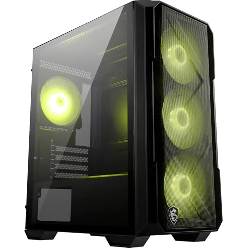 mag Forge M120R Airflow   Mini Tower PC Case   Alto Flujo de Aire, Capacidad Micro ATX, Soporte de radiador de 240 mm, Cuatro Ventiladores ARGB preinstalados, Panel Lateral de Vidrio Templado, Color