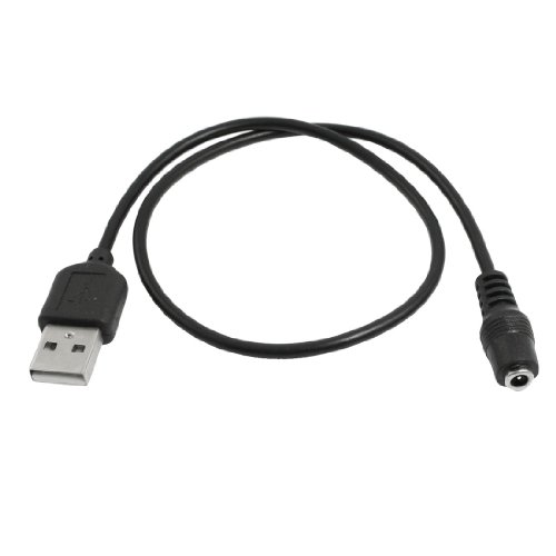 uxcell DC 4.0 x 1.7mm Female to 2.0 A Male Connector Power Cable 20.5