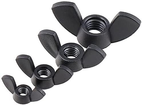 Wing nut, Wing Nuts, nut Wing Nuts Nylon Thumb Nut Hand Twist Black