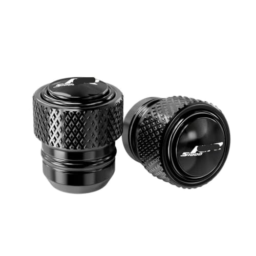 Couvercle réservoir liquide frein pour S1000RR 2009-2025 et bouchons de valve pneu noir