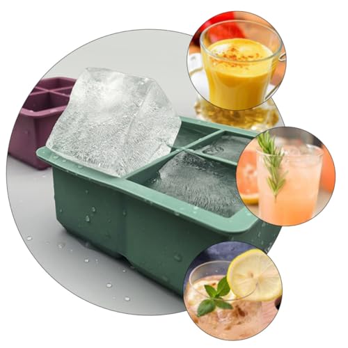 2 Piezas Moldes de Hielo de Silicona con Tapa miniatura 2