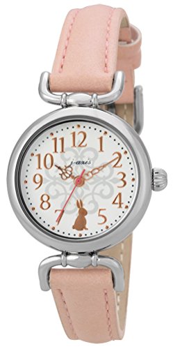 Montre antique animal HL194-PI rose : lisible, légère et originale