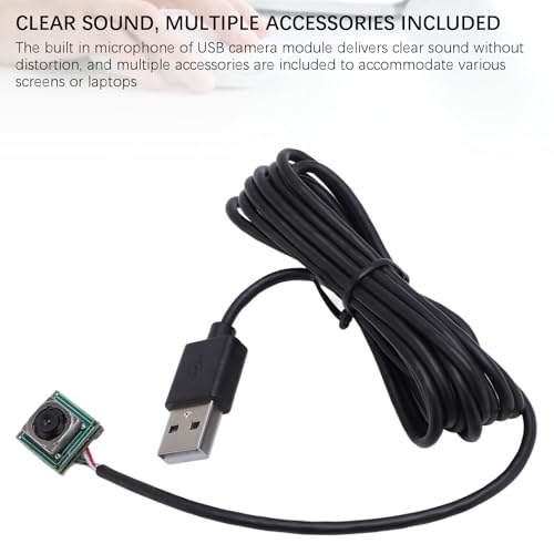 Module de caméra USB 12 MP Autofocus avec micro pour PC