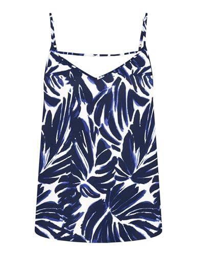 Only, Top, Adolescente, Taglio normale, Allover Print, Scollo a V, Senza Maniche