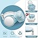 THSTOIC Denture Case & Cup, Travel Retainer Case with Mirror, No-Leak False Teeth Cleaning Container: Full & Partial Dentures Soaking, Denture Bath Holder for Mouth Guards, Braces, Aligners (Blue)