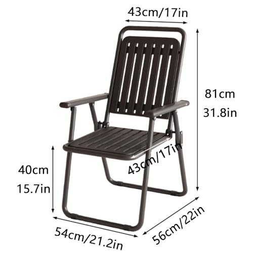 Chaise pliante avec accoudoirs pour régler les problèmes de sol - 3