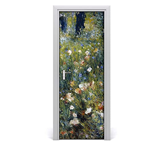 Vinilo para puerta de 77x200 cm autoadhesivo e impermeable diseño Paraguas de Lady 2