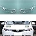 Compatible with Kia Cerato Forte 2009 2010 2011 2012 Headlight Cover Transparent Lens Headlamp Shell Replace Original Lampshade(Left)