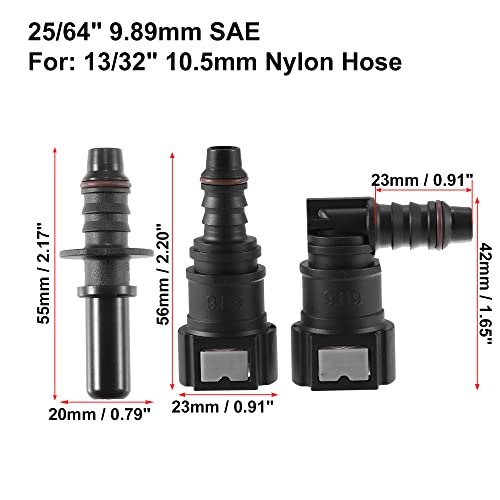 A ABSOPRO 2 Set 25/64 9.89mm SAE a 13/32 10.5mm