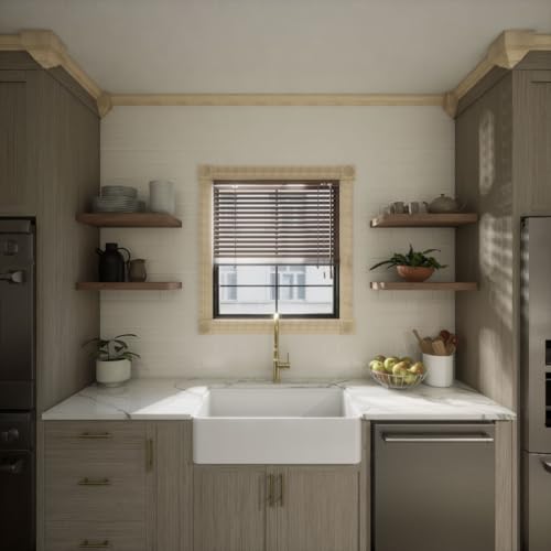 2 3/4"W x 2 3/4"P x 5 5/8"H Americraft Solid Hardwood Stain Grade Universal Inside Crown Moulding Block for Profiles up to 3"H x 2 3/4"P, Maple by Ekena Millwork - Used condition - Image 8