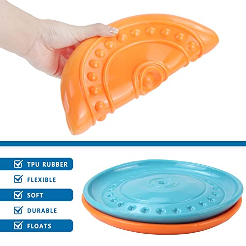 Durable Dog Flying Disc Dog Toys For Aggressive Chewers Big Dogs Toys For Large Dogs And Medium Dogs Outdoor Rubber Dog Toys For Aggressive Chewers Dog Chew Toy Pet Toys For Dogs #TOP4