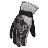 Skihandschuhe Kinder, Wasserdicht Handschuhe Kinder Winterhandschuhe für Jungen und Mädchen, Thermo Atmungsaktiv Winddichte Schneehandschuhe, Outdoor-Sport, Reithandschuhe