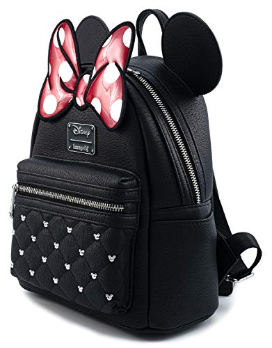 Loungefly Disney Minnie Mouse Bow Mini Faux Leather Backpack