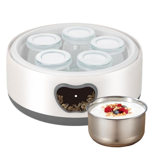 Máquina automática de yogur automática, fabricante de yogur de temperatura ajustable, Creador de yogur con control de tiempo, Accesorios para el hogar, electrodomésticos para encurtidos, queso