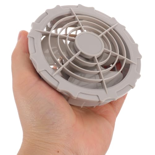 Ventilador portátil para sofoco del verano Operitacx con dos piezas de flujo de aire potente 5