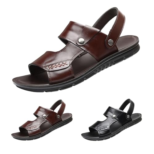 Sandalias convertibles de hombre con puntera abierta para un paseo fresco e informal 7