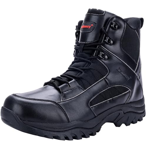Ansbowey Military Army Combat Boots Mens Womens Tactical Boots