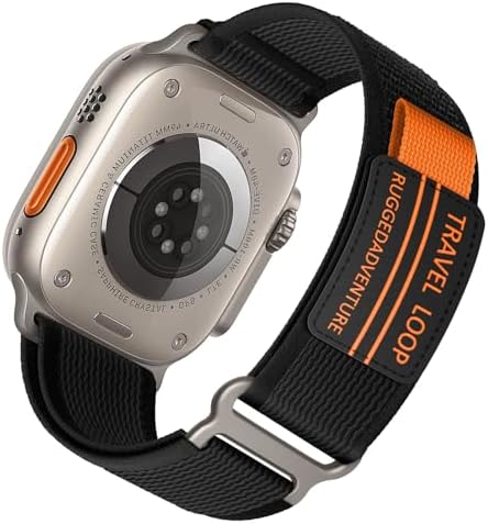 Trail Loop for Apple Watch Strap 44mm 46mm 41mm 40mm 38mm 42mm 45mm iWatch Straps Ultra 3/2 49mm Men/Women,Nylon Sport Strap for Apple Watch Series 11 Straps 10 9 8 7 6 5 4 3 SE/2