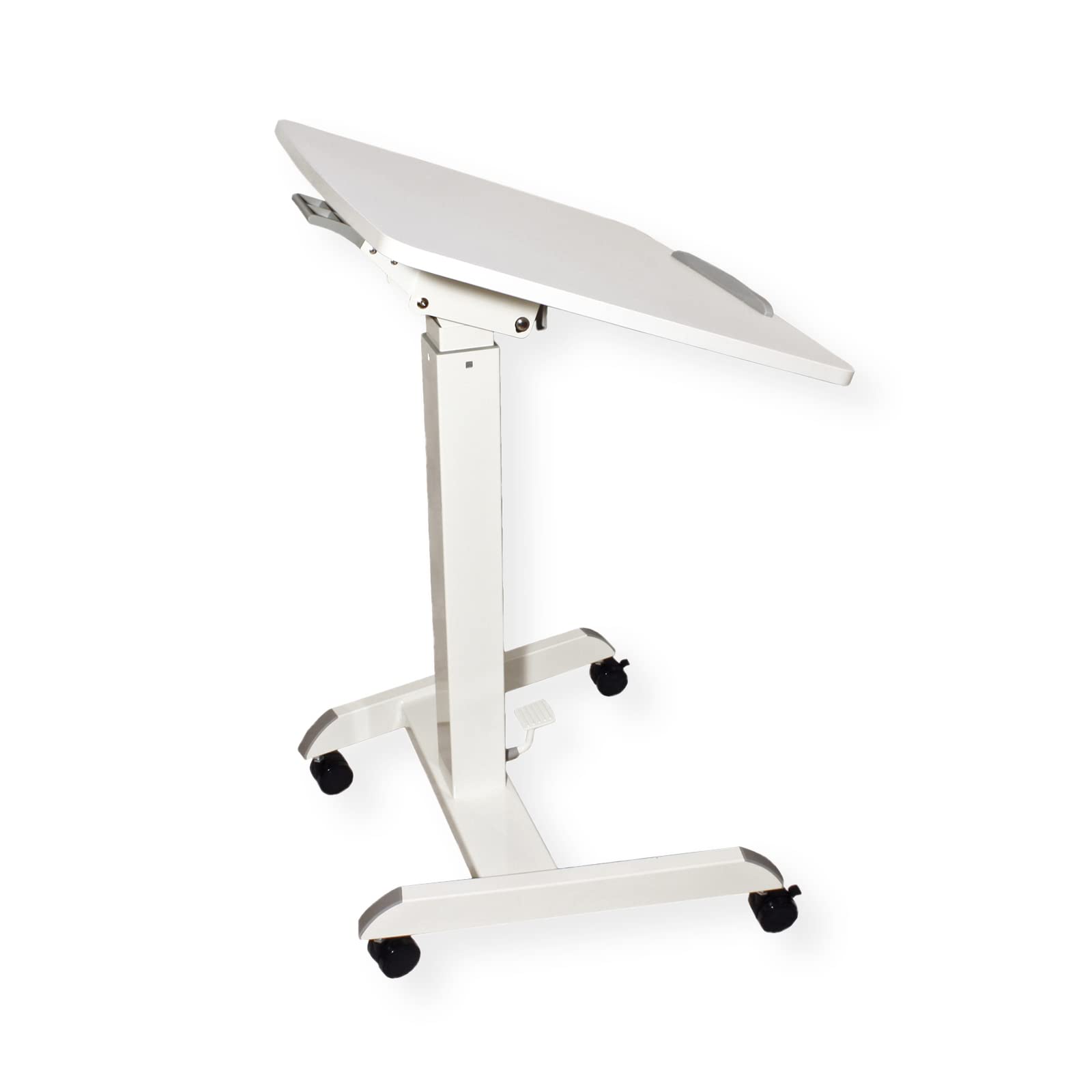 ROLINE PC-Arbeitstisch, höhenverstellbar, neigbar, weiß