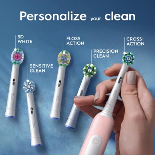Oral-B Vitality Pro Elektrische Zahnbürsten für Erwachsene, Weihnachtsgeschenke für Damen, Ihn, 2 Zahnbürstenköpfe, 3 Putzmodi… – Ansicht 5