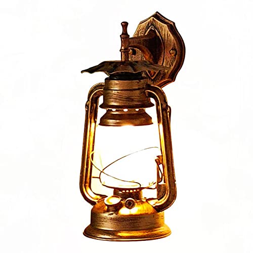 CHUNGYANG Farol De Pared Impermeable Para Exteriores, Accesorio Aplique Pared Decoración Antigua Europea De Hierro Forjado, Lámpara Iluminación Montada En La Pared Del Corredor Del Restaurante Del Bar Cover