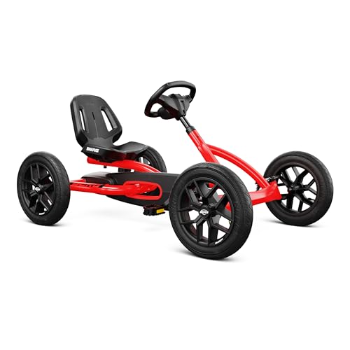 BERG Pedal-Gokart Kart Buddy Redster | Kinderfahrzeug, Tretfahrzeug mit...