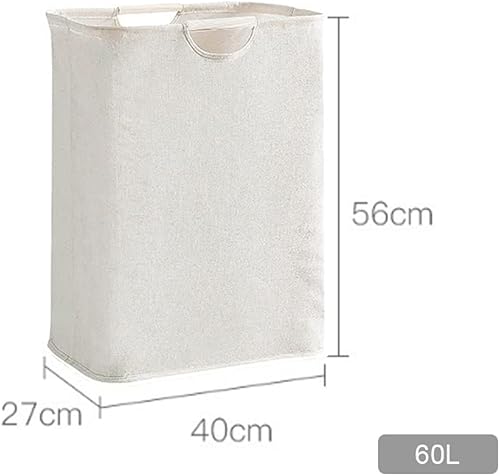 Miniatura 2 de SYFTGMZ - Cesta de lavandería de gran capacidad, cesta de ropa sucia, cesta de almacenamiento plegable, caja de almacenamiento para el hogar,