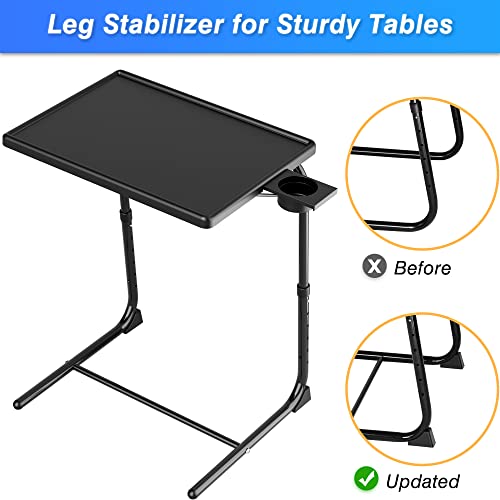 Mesa de bandeja de TV para laptop Allpop, ideal para teletrabajar desde el sofá o cama 5