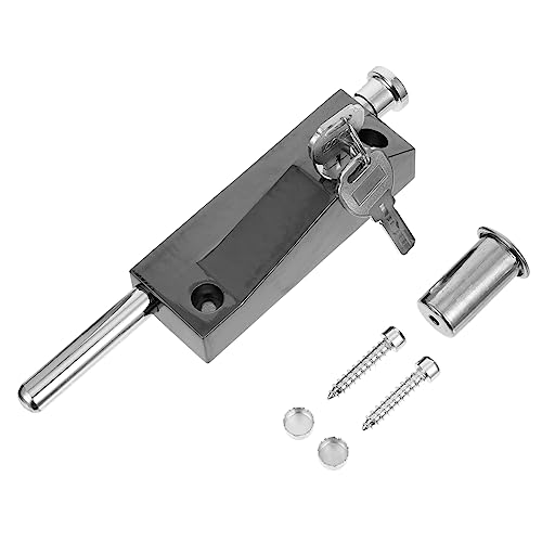 NOLITOY Cerradura de Pestillo Automático de Aleación de Zinc para Puerta de Madera Seguro Duradero con Diseño Simple y Instalación para Seguridad y