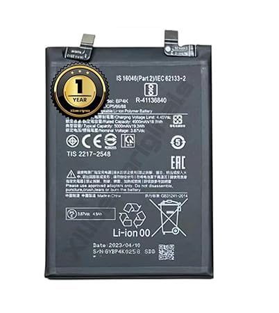 Image of BP4K Battery for Redmi Note 12Pro /Note 12T Poco x50pro Battery with 1 Year Warranty**** (ZZ107)