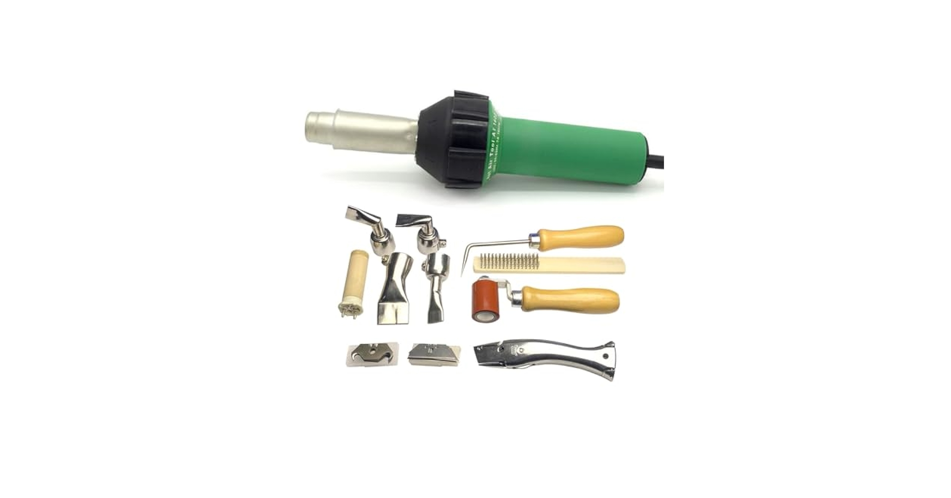 1600W Hot Air Plastic Welder Welding Gun Plastic Repair Welder Kit