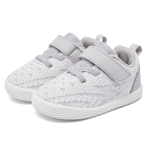 MORENDL Toddler Sneakers Baby Boys & Girls Barefoot Shoes Lightweight Breathable Walking Running Tennis Athletic Sport Shoes