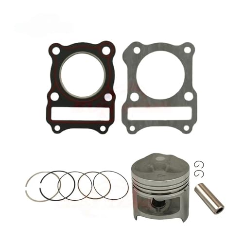 Kit piston 57mm avec segments et joints pour motos GN125 GS125 GZ125 et DR125
