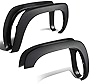 4Pcs Factory Style Paintable Wheel Fender Flares Compatible with Chevy Silverado GMC Sierra 1500 2500 3500 & Heavy Duty 99-07, Front and Rear, Matte Black