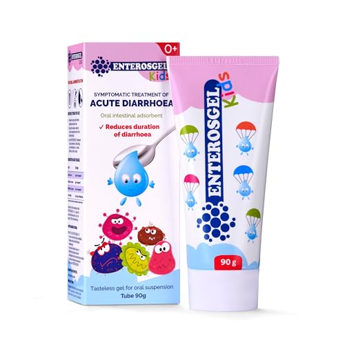 ENTEROSGEL Diarrhoea Relief for Children - Gastroenteritis Treatment Tummy Bug Relief Kids Stomach Bug Treatment Travelers Diarrhea First Aid Kit Stomach Pain Relief - for Babies & Children 90g