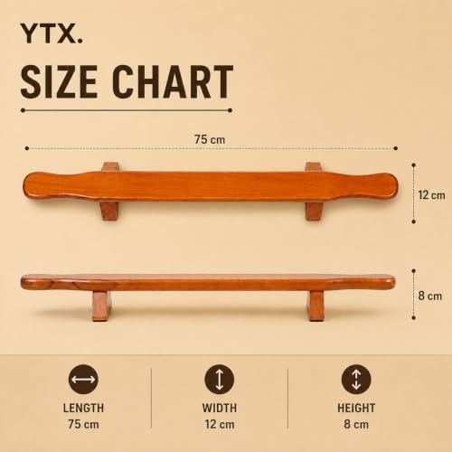 Image of YTX Mahogany Wood Shena Pushup Board for Man | Home Workout Equipment |75cm