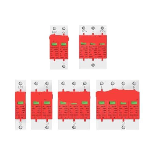 Image of BSWXX High-Performance Surge Protective Device (SPD) for Low Voltage Applications - 1/2/3/4 Pole, DC 500V/800V/1000V, 40KA/60KA Protection .0515