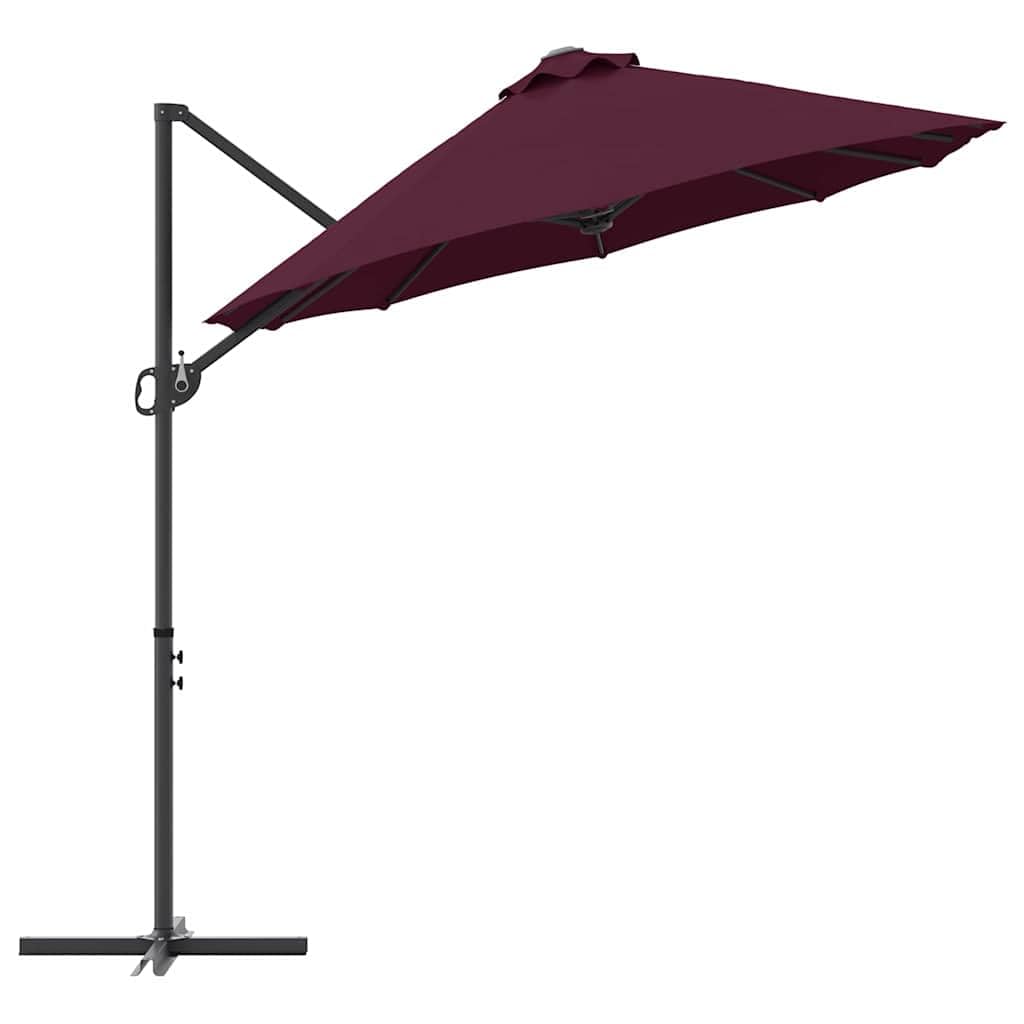 SYDE Parasol przeciwsłoneczny 372 x 198 x 243 cm poliester i aluminium