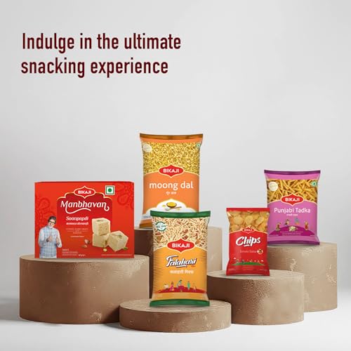 Bikaji Salted Peanuts & Potato Chips Mast Masala Combo – 280g | Ready to Eat Indian Namkeen | Crunchy Tea-Time Snack, Bar Snack & Party Mix | Authentic Munchies for Sharing & Everyday Snacking