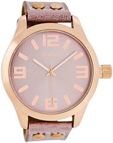 Preisvergleich Produktbild Oozoo Damen-Armbanduhr, Lederarmband, C1152