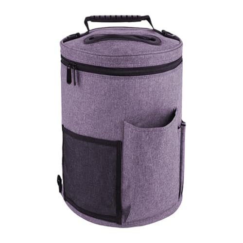 Ysyqkn Bolso de Mano Tejido a Mano, púrpura, Individual