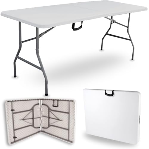 TERRE JARDIN - Table Pliante, 8 Places 180 x 74 x 74...