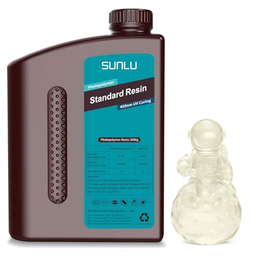 SUNLU AbvO[h 2kg 3Dv^[pWA405nm UVd LCD/DLP/SLA 3Dv^[A݊3Dv^[A2000g NA