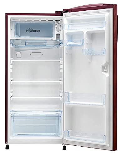 Image of Lloyd 225 L 2 Star Direct Cool Single Door Refrigerator (GLDC242SBWT2PB, Begonia Wine)